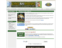 Tablet Screenshot of linksanimasters.com